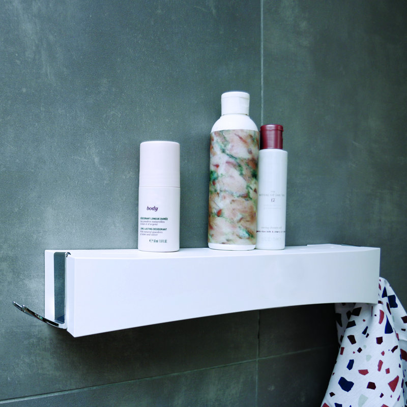 shower adhesive shelves